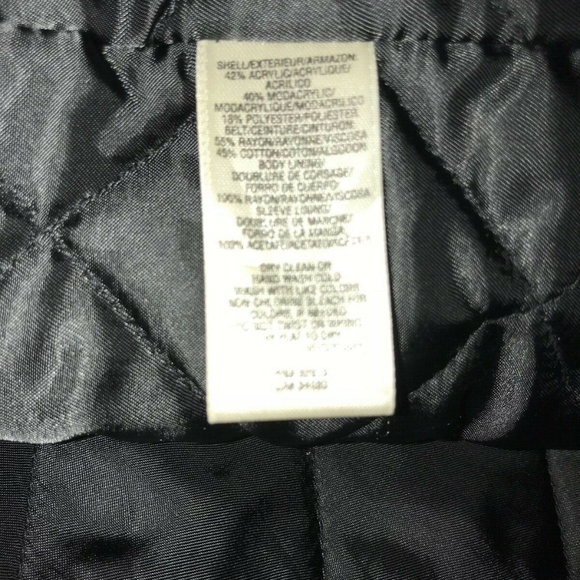 JUICY COUTURE Black Faux Fur Coat XL - Picture 9 of 10